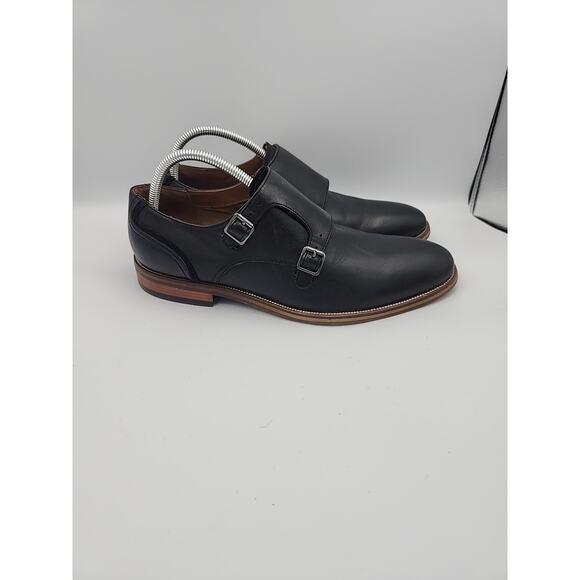 ALDO Agraulle Monkstrap Loafers Men's Black Size 10 Leather - Picture 3 of 5